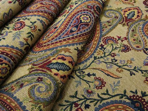 tapestry fabrics with metallic|tapestry fabric by the metre.